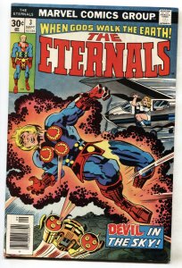THE ETERNALS #3--1st appearance Sersi--Comic Book--Marvel--1976--FN/VF