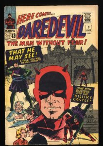 Daredevil #9 FN 6.0 1st Appearance Organizer! Stan Lee Wally Wood!