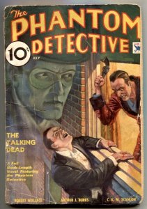 Phantom Detective Pulp July 1934- Talking Dead