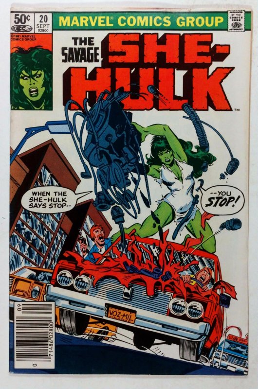 The Savage She-Hulk #20 (1981)