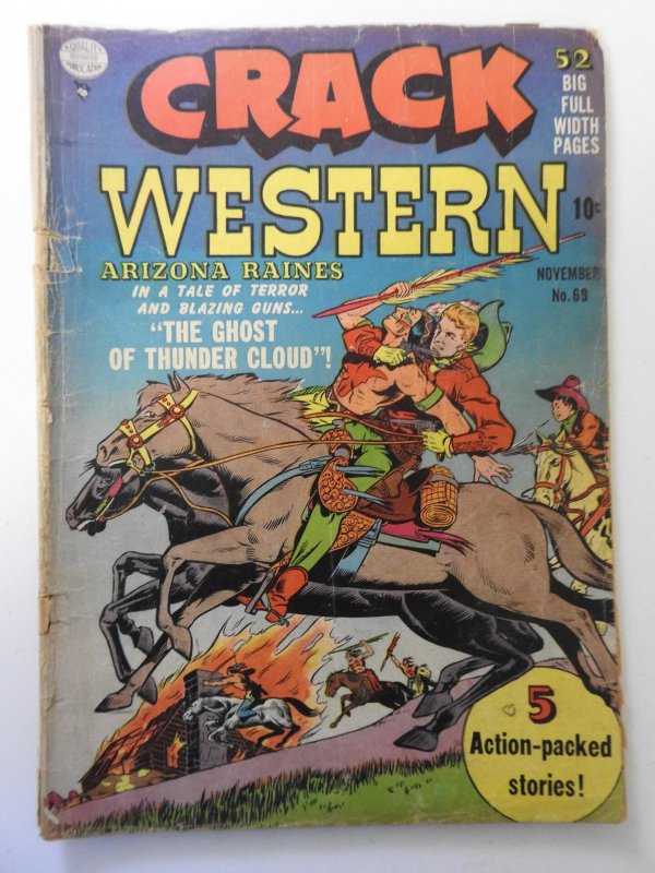 Crack Western #69 (1950) GD Condition see description