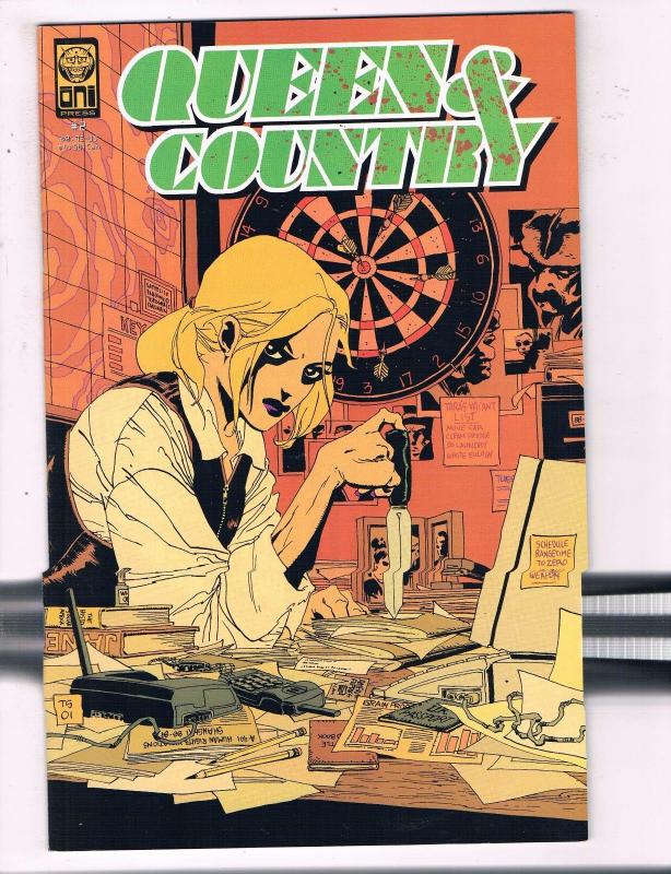 Lot Of 7 Queen & Country Oni Press Comic Books # 1 2 3 4 5 6 7 Greg Rucka CH2