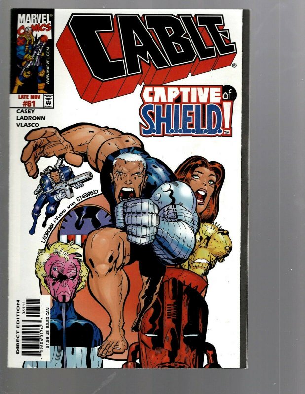 11 Marvel Comics Cable #61 62 63 64 65 66 67 68 70 71 72 EK18