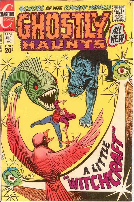 GHOSTLY HAUNTS (1971-1978) 34 VF Ditko cover and art COMICS BOOK