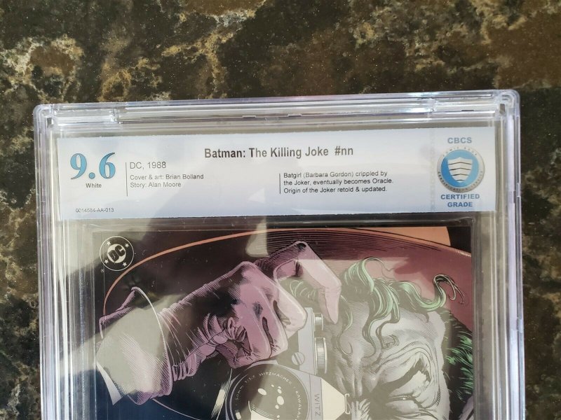 Batman: The Killing Joke #nn First Printing (DC, 1988) CBCS NM+ 9.6 White pages 
