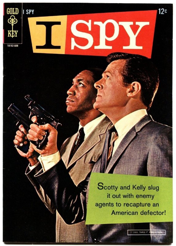 I SPY #1 1966-GOLD KEY-1ST ISSUE-ROBERT CULP-BILL COSBY-TV PHOTO COVER-VF+