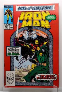 Iron Man #250 Newsstand Doctor Doom Cover NM-