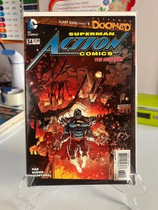 Action Comics #34 (2014) Signed by Greg Pak