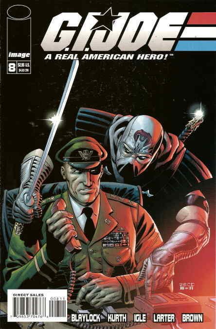 G.I. Joe Comic Book #8 VF/NM ; Image | Mike Zeck