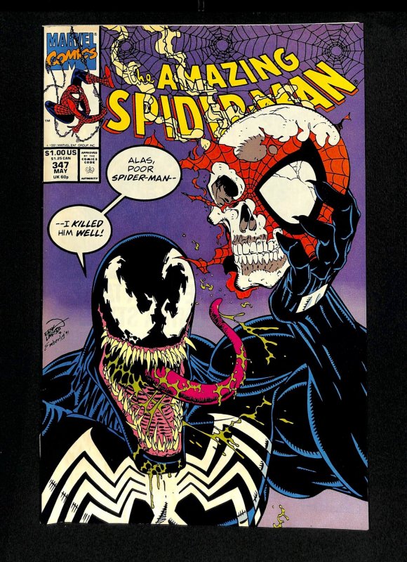 Amazing Spider-Man #347 Venom Killed Spider-Man Well!