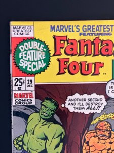 Marvel's Greatest Comics #29 (1970) - Key Issue - VF