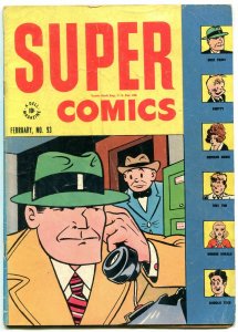Super Comics #93 1946- Dick Tracy- Little Orphan Annie- Dell VG 