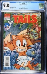Tails #2 1995 Archie Publications CGC 9.8 Sonic the Hedgehog White Pages 002