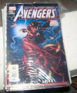 AVENEGERS # 70 / 485  2003 MARVEL RED ZONE PT 6  RED SKULL BLACK PANTHER