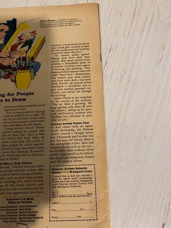 Fantastic Four #45 (1965)first inhuman app market marks inside back cover