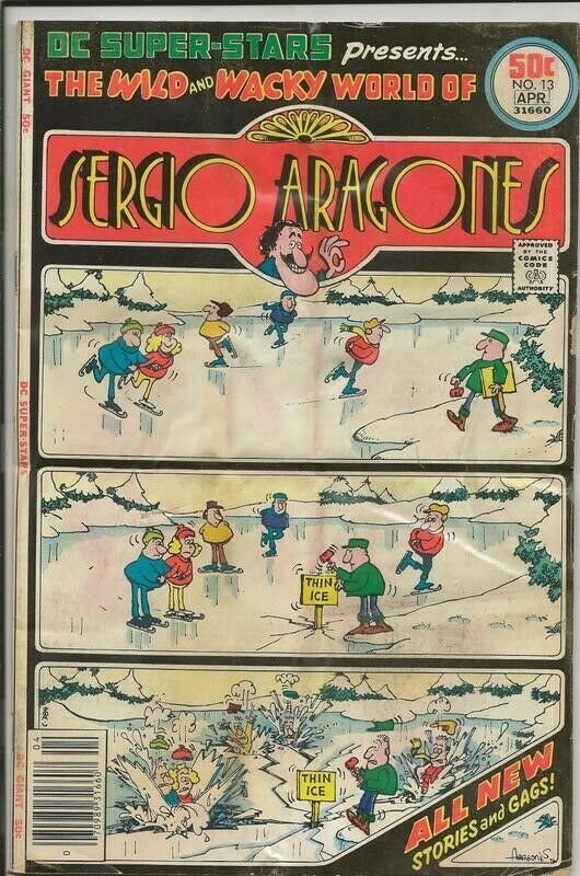 DC Super Stars #13 ORIGINAL Vintage 1977 DC Comics Sergio Aragones 