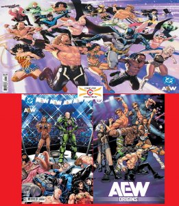(2026) DC x AEW #1-2 COMPLETE SET + ORIGINS Promo! All Elite Wrestling! 3/11/26