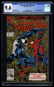 Amazing Spider-Man #375 CGC NM+ 9.6 White Pages Venom!