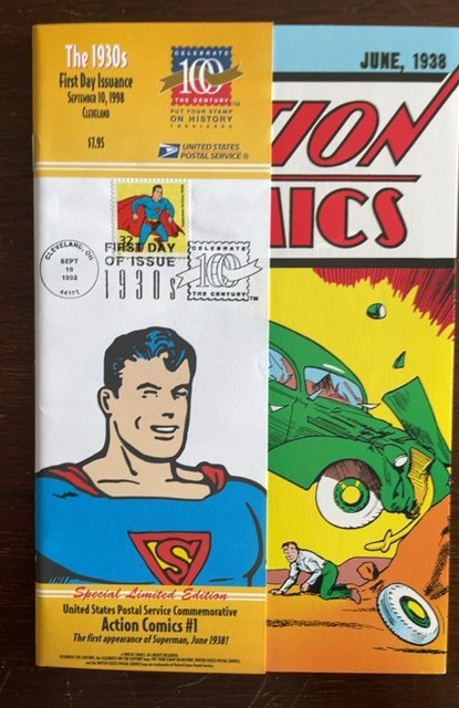 Action Comics #1 US Post Office Reprint Cover (1938)