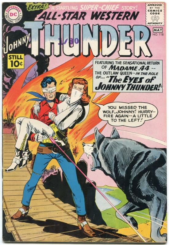 All Star Western #118 1961-DC Silver Age- Johnny Thunder Madame 44 VF-