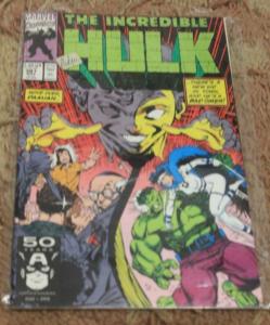 incredible hulk comic # 387    sabra isreal  bad omen pantheon