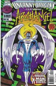 Uncanny Origins #3 (11-96) featuring Archangel - w/ Beast,Wolverine, X-Men, more