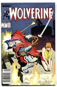 Wolverine #3-VF/NM-Marvel Comic Book-1989-NEWSSTAND