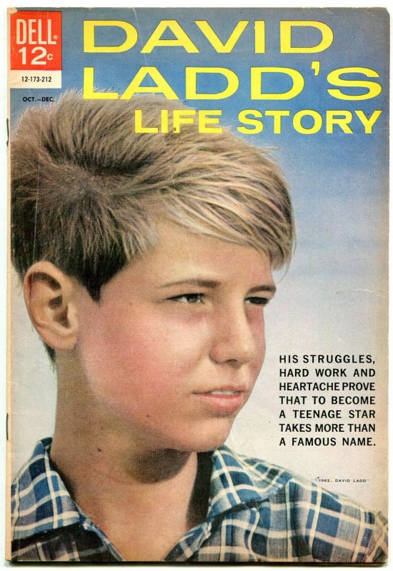 David Ladd's Life Story 1962- Dell Comic photo cover vg/f 