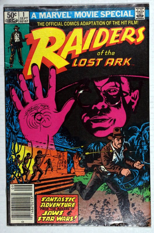 Raiders of the Lost Ark Official Comics Adaptation of Hit Film #1, #2, #3 8.0 VF