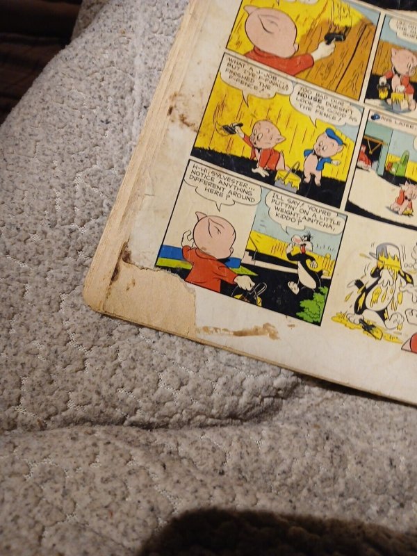 Porky Pig The Lucky Peppermint Mine 1951 #342 Dell Four Color Comics Golden Age