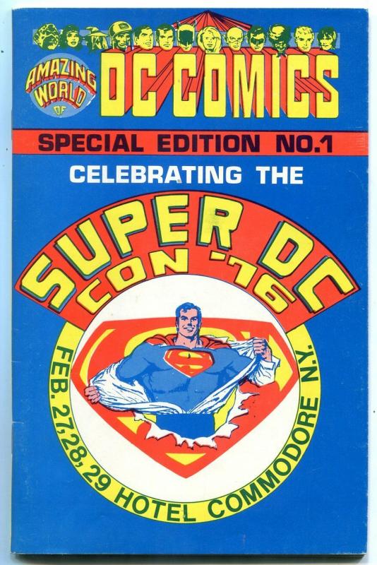 Amazing World Of DC Comics Special Edition #1 Super DC Con 1976