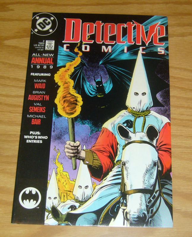 BATMAN vs KU KLUX KLAN VF/NM detective comics ANTI-KKK detective comics annual 2