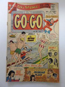 Go-Go #4 (1966) Solid Good+ Condition Moisture Stains