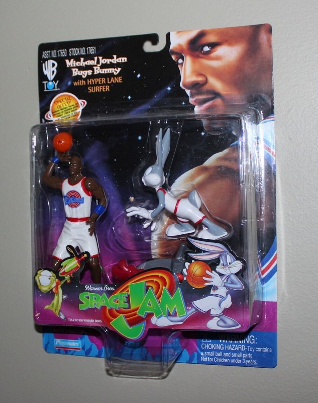 Michael Jordan Space Jam: Michael Jordan & Bugs Bunny Figure MOC  1996