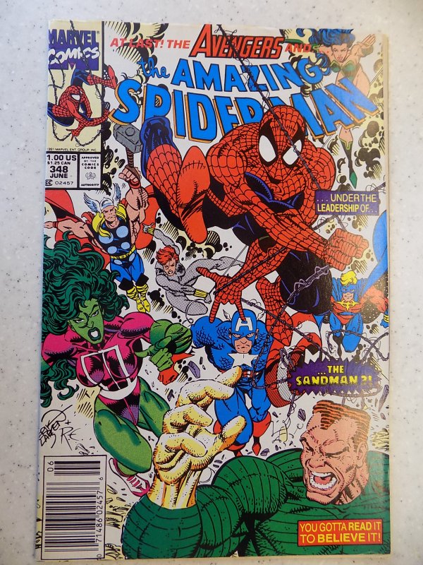 AMAZING SPIDER-MAN # 348 MARVEL ACTION ADVENTURE