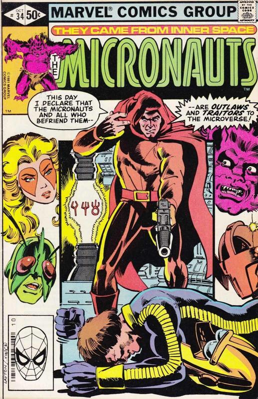 Micronauts (Vol. 1) #34A FN; Marvel | save on shipping - details inside