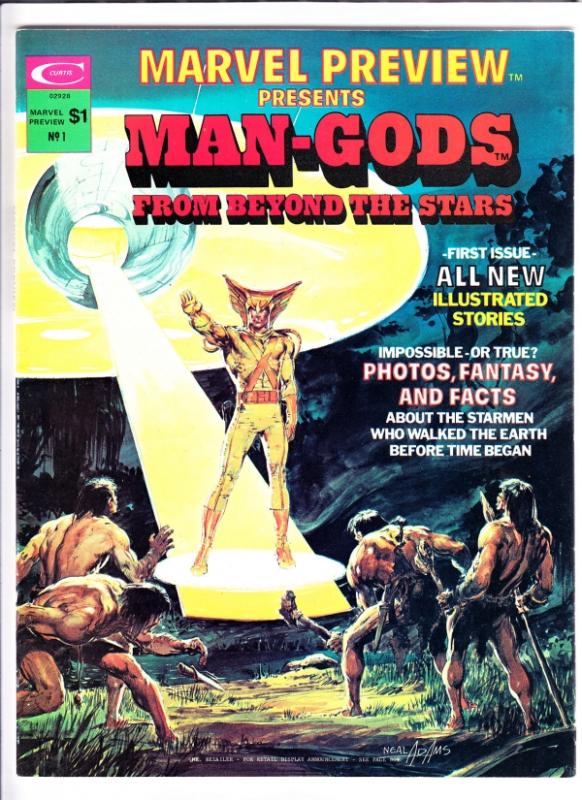 Marvel Preview Magazine #1 (Jan-75) NM- High-Grade Man-Gods