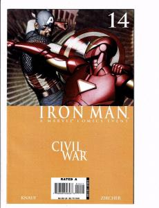 Lot Of 2 Iron Man Marvel Comic Books # 13 14 Civil War Captain America J123