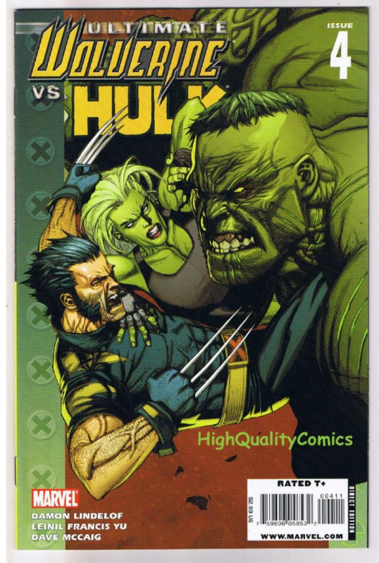 ULTIMATE WOLVERINE vs HULK #1 2 3 4 5 6, NM-, Claws vs Brawn, 2006, 1-6 set