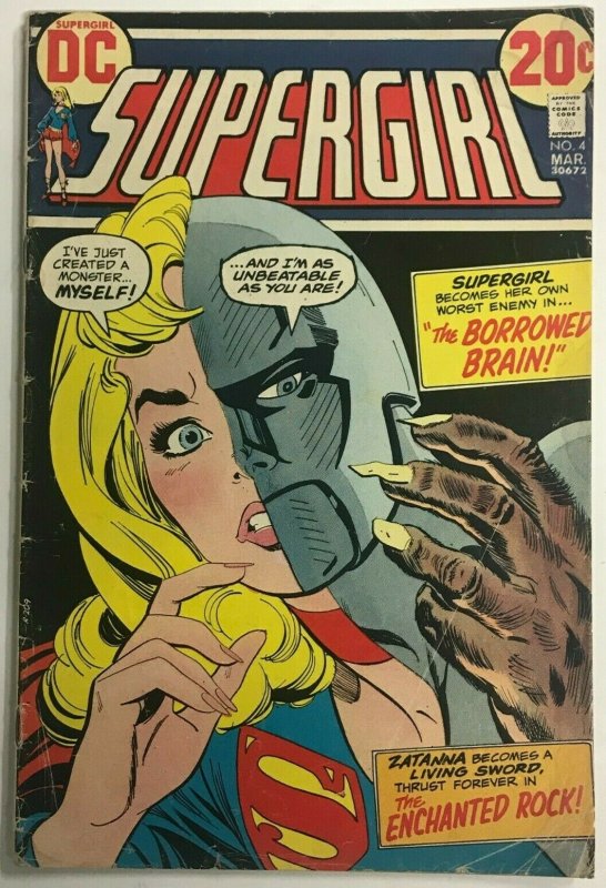 SUPERGIRL#4 VG 1973 DC BRONZE AGE COMICS