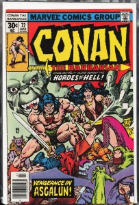 Conan the Barbarian #72 (1977) Conan