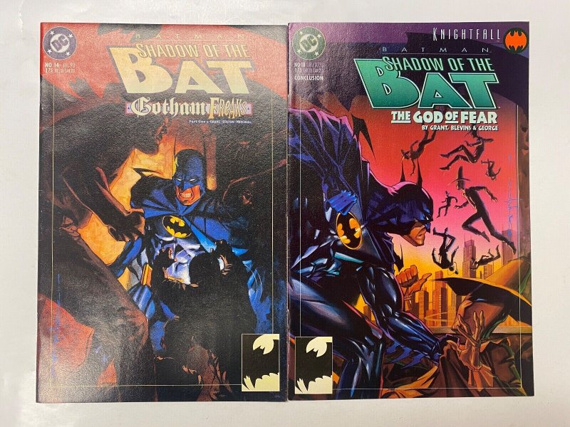 4 Shadow of the Bat DC comic book #14 18 19 21 65 KM9