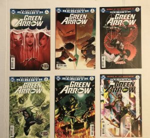 Green Arrow #2 - 7 DC Rebirth 2016 Series Lot Of 6