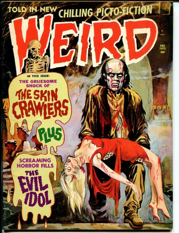 Weird Vol. 6 #7 1972-Eerie Pubs-violent horror-bloody ghoul cover-FN/VF