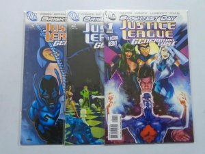 Justice League Generation Lost (2010) #1-3 Run - 8.0 VF - 2010 