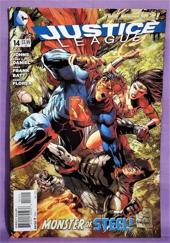 JUSTICE LEAGUE #14 Tony Daniel Regular Cover SHAZAM Back-up Story (DC 2013)