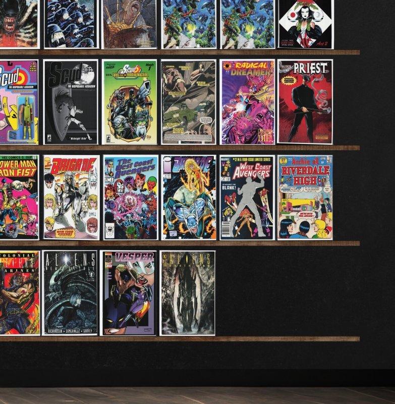 Huge Lot 150+ Comics with Ghost Rider, Brigade, The Green Hornet & More!