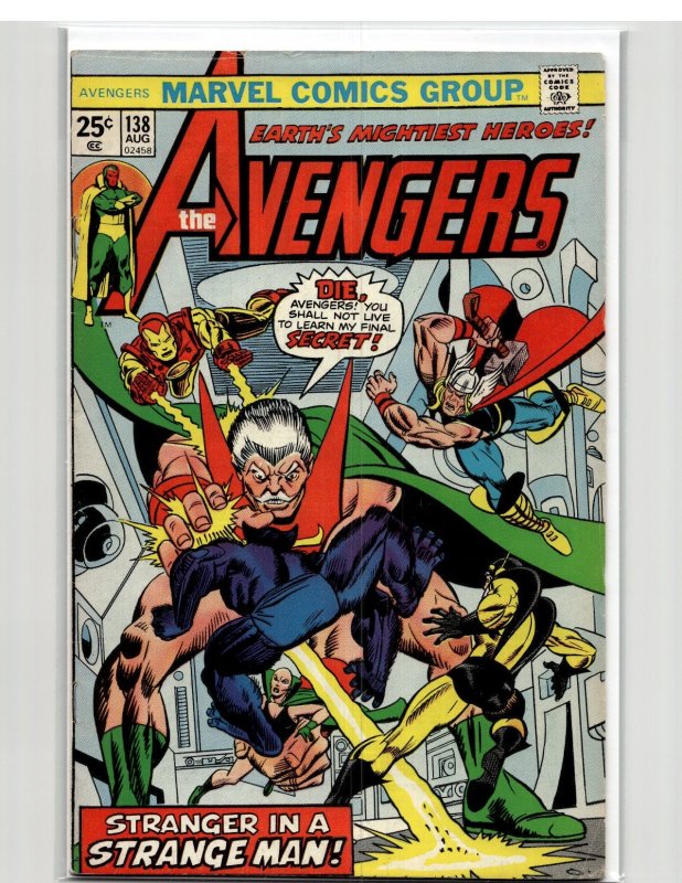 The Avengers #138 (1975) The Avengers