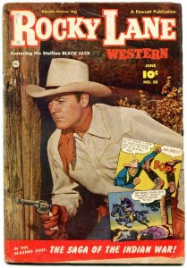 Rocky Lane Western--#38--1952--COMIC BOOK--Fawcett--VG