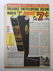 Magic Comics #47 (1943) VG+ Condition centerfold detached bottom staple